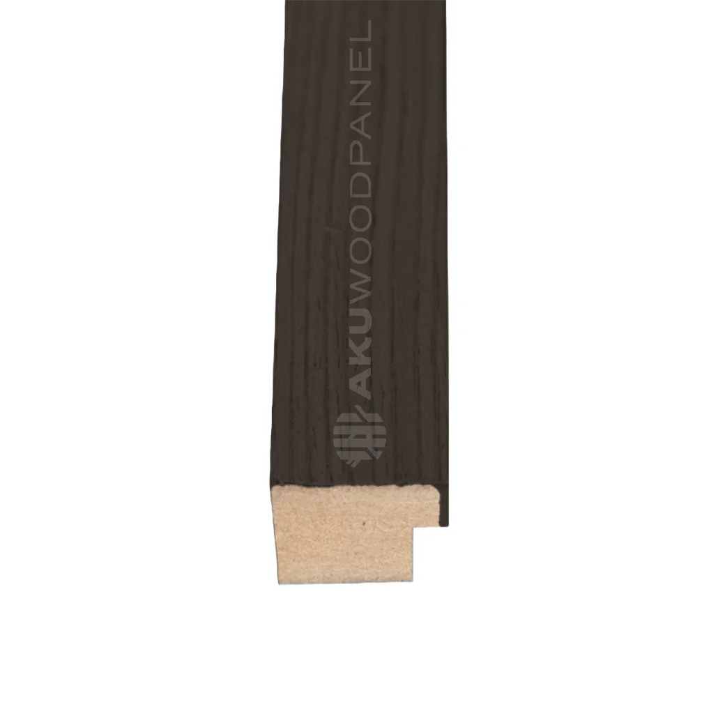 AkuPanel Eindlat Donker Walnoot Hout 240cm Afwerklijst