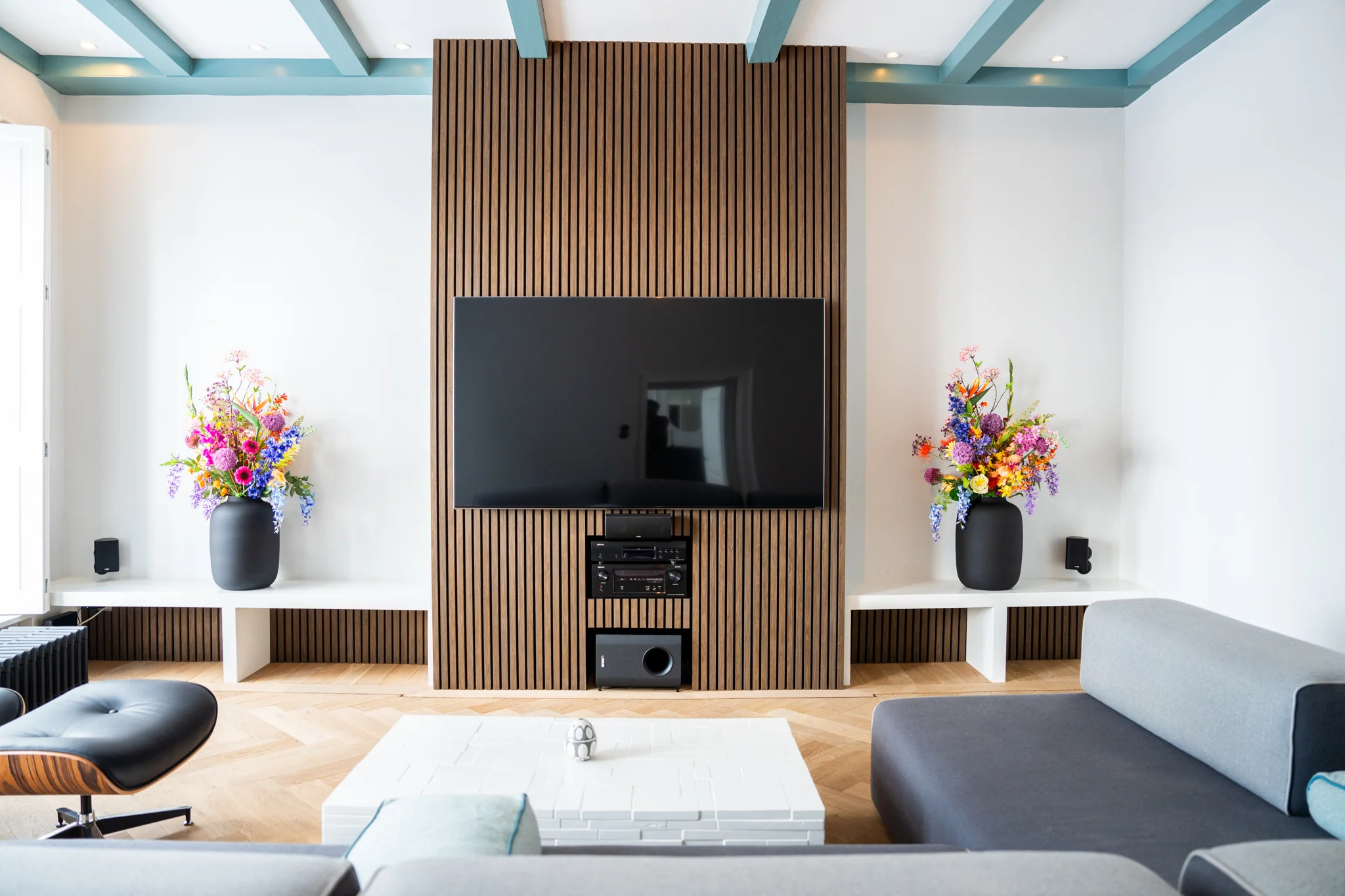 AkuPanel Gerookt Eiken-Hout | 240cm x 60cm | 3-zijdig écht houtfineer - Image 3