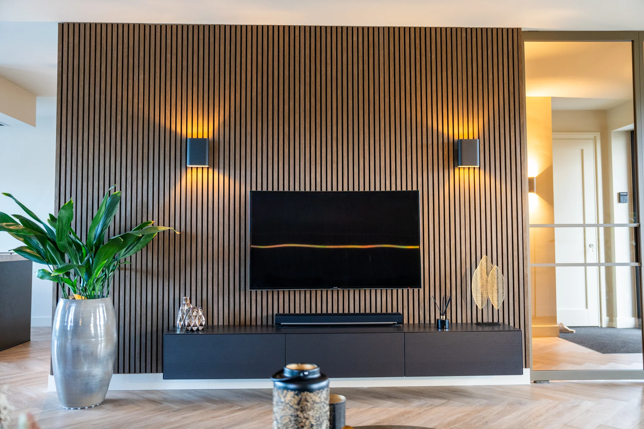 AkuPanel Gerookt Eiken-Hout | 240cm x 60cm | 3-zijdig écht houtfineer - Image 4