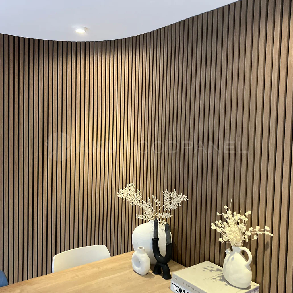 AkuPanel Mokka-Hout | 240cm x 60cm | 3-zijdig écht houtfineer - Image 7