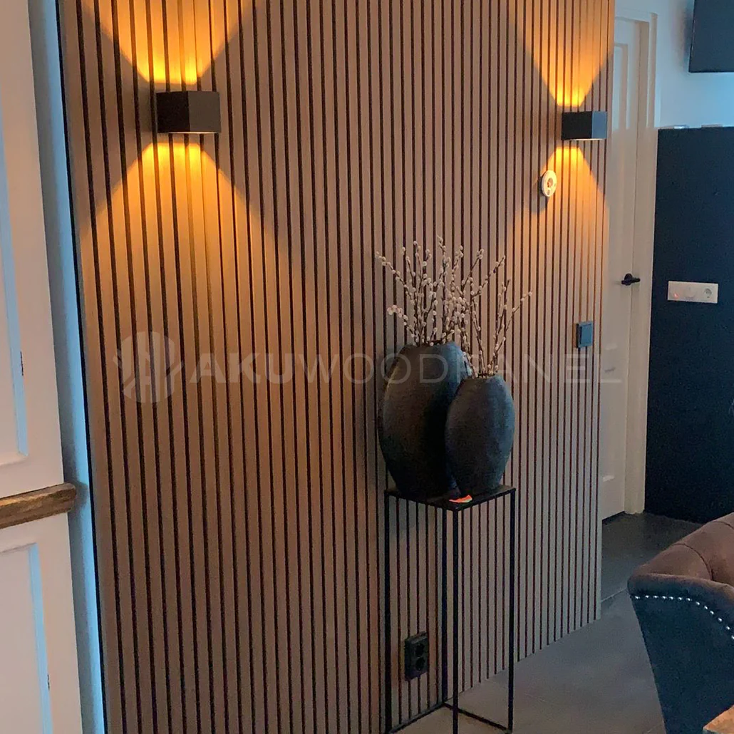 AkuPanel Mokka-Hout | 240cm x 60cm | 3-zijdig écht houtfineer - Image 8