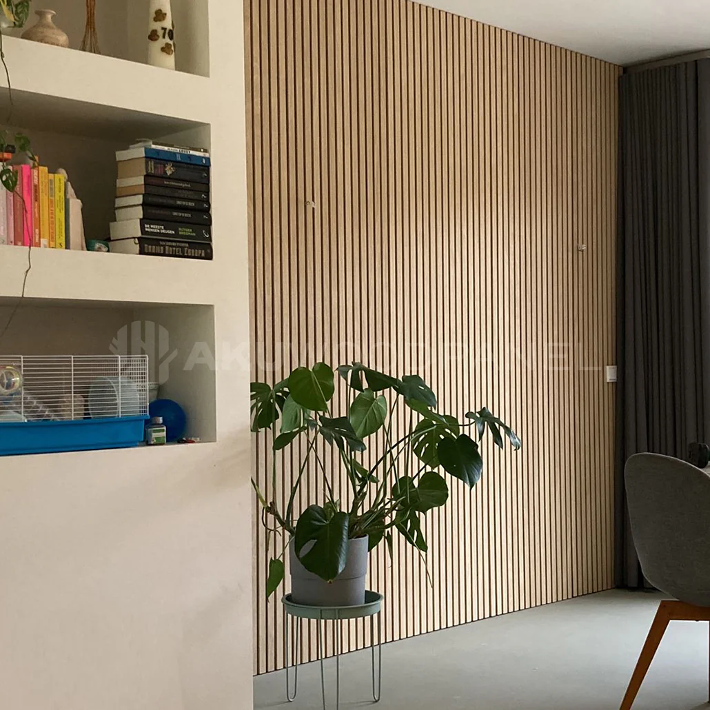 AkuPanel Naturel Eiken Hout | 240cm x 60cm | 1-zijdig écht houtfineer - Image 5