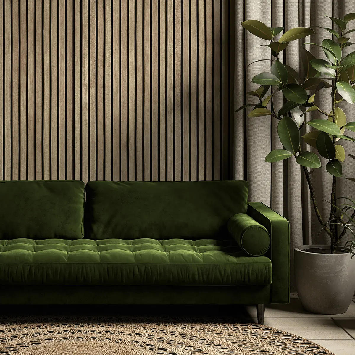 AkuPanel Naturel Eiken Hout | 240cm x 60cm | 1-zijdig écht houtfineer - Image 9