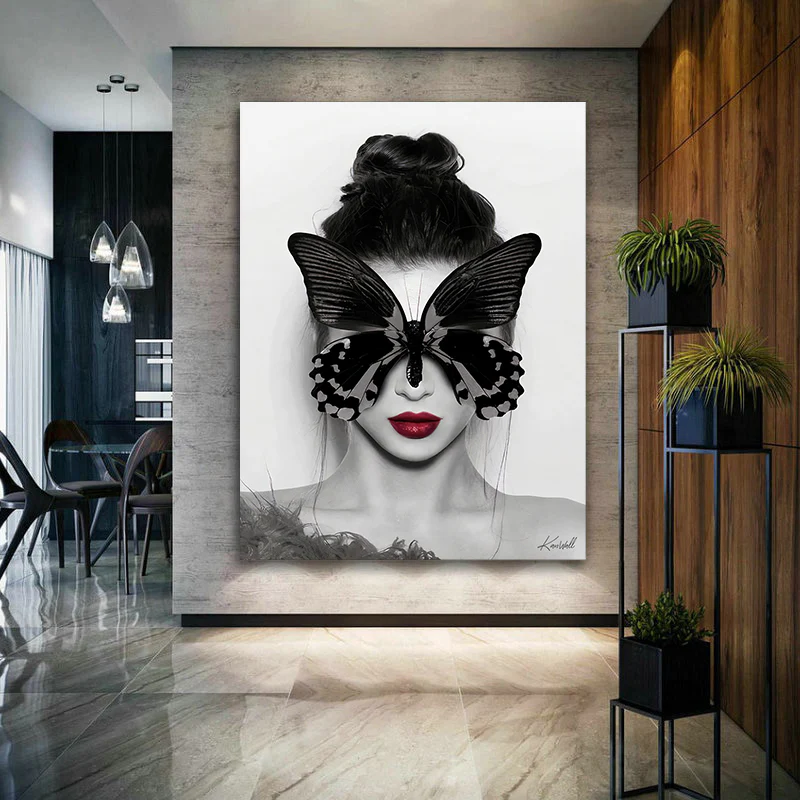 Canvas | Plexiglas Schilderij - Butterfly Dreams