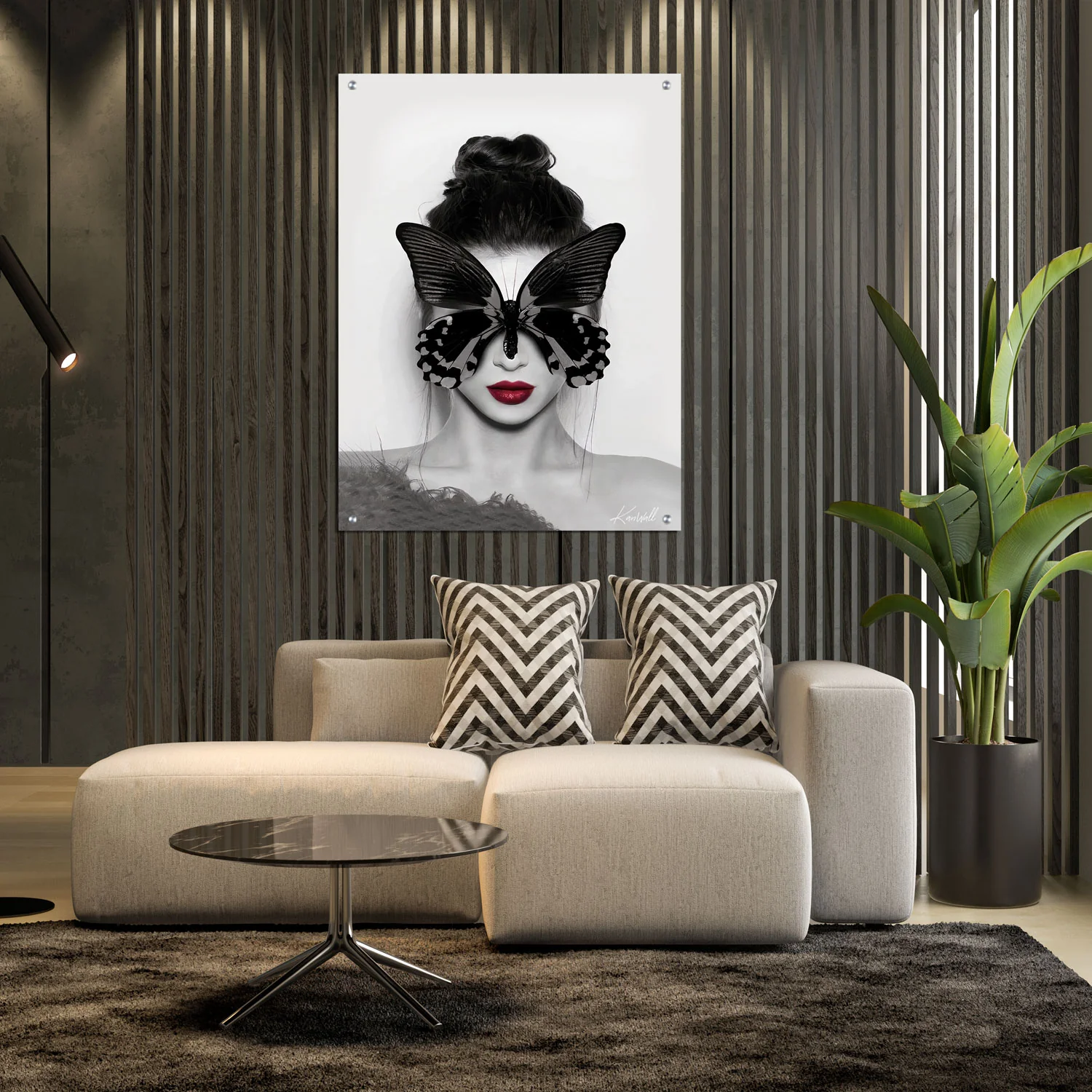 Canvas | Plexiglas Schilderij - Butterfly Dreams - Image 2