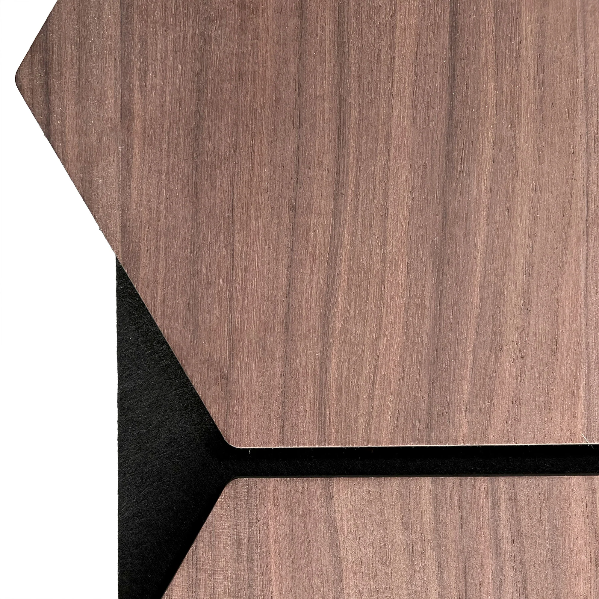 Hexagon Panel Walnoot 81CM | Akoestisch | Wanddecor | Zeshoekig - Image 8