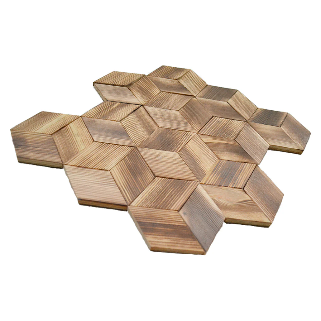3D Houten Wandpaneel | Fresh Pine | 30×35 cm | Wanddecoratie - Image 6