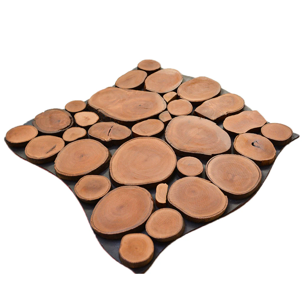 3D Houten Wandpaneel | Lychee | 30×30 cm | Wanddecoratie - Image 4