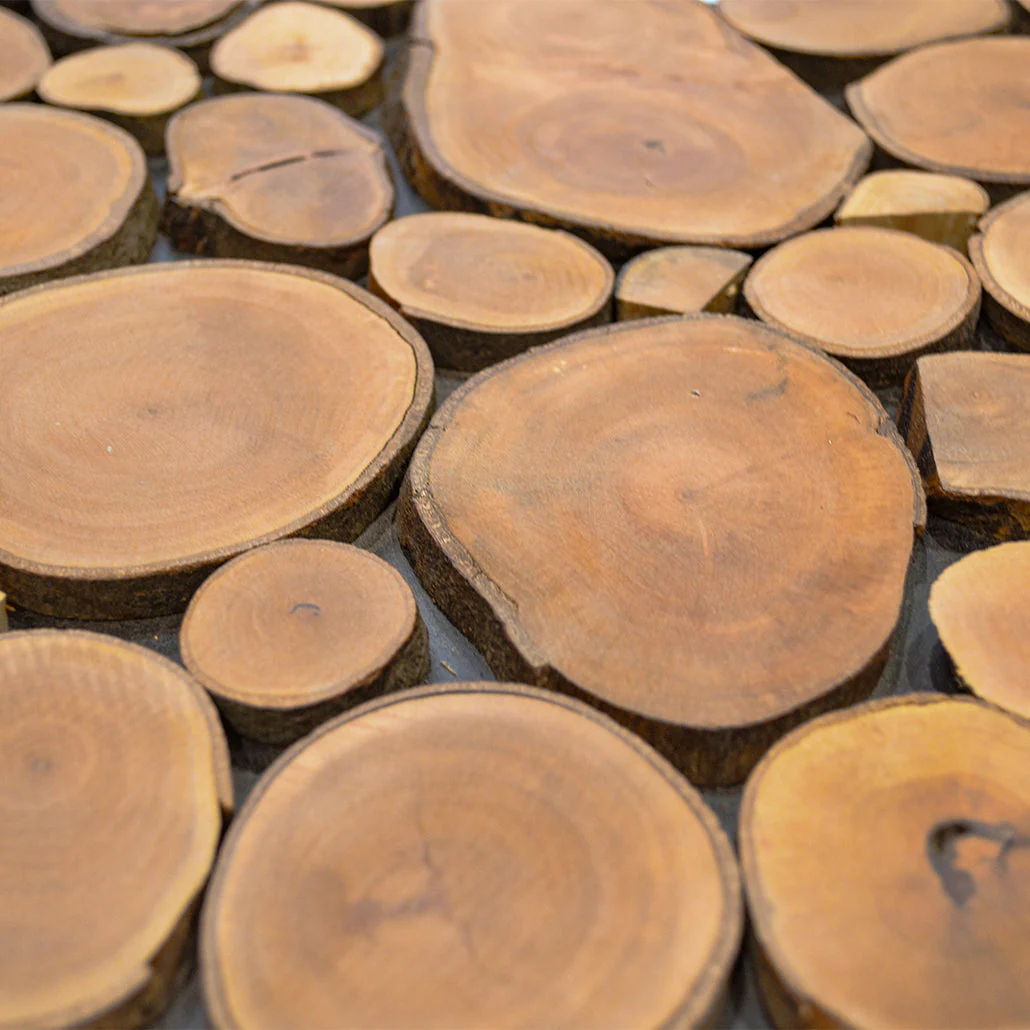 3D Houten Wandpaneel | Lychee | 30×30 cm | Wanddecoratie - Image 8