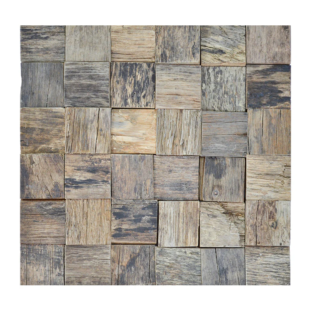 3D Houten Wandpaneel | Marine Shipwood | 30×30 cm | Wanddecoratie - Image 2