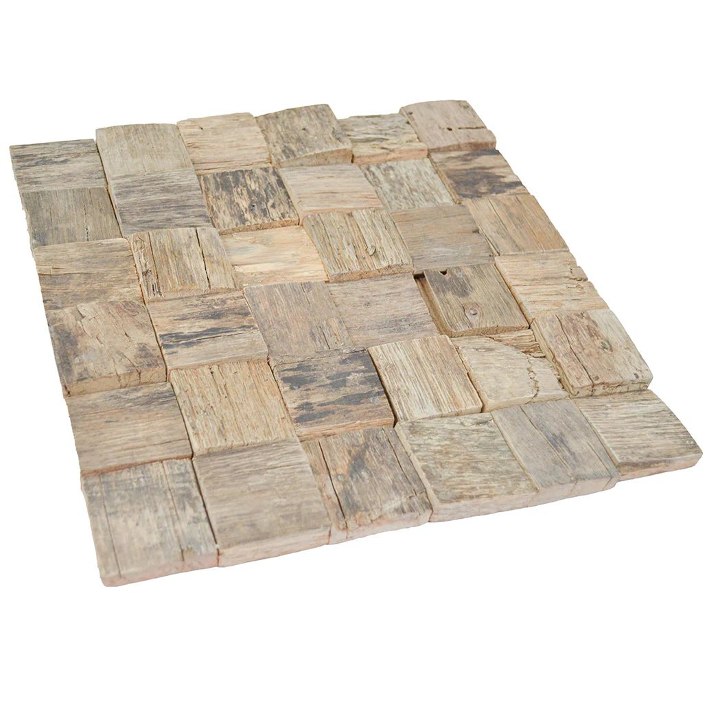 3D Houten Wandpaneel | Marine Shipwood | 30×30 cm | Wanddecoratie - Image 6