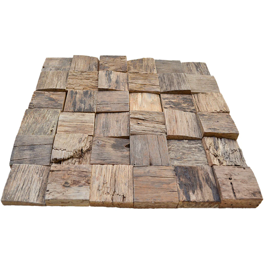 3D Houten Wandpaneel | Marine Shipwood | 30×30 cm | Wanddecoratie - Image 8