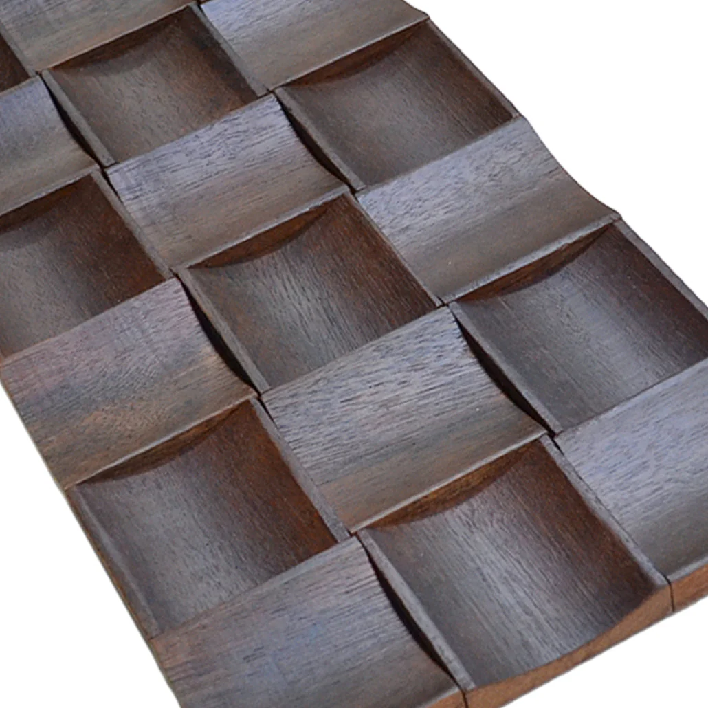3D Houten Wandpaneel | Merbau XL | 30×60 cm | Wanddecoratie - Image 8