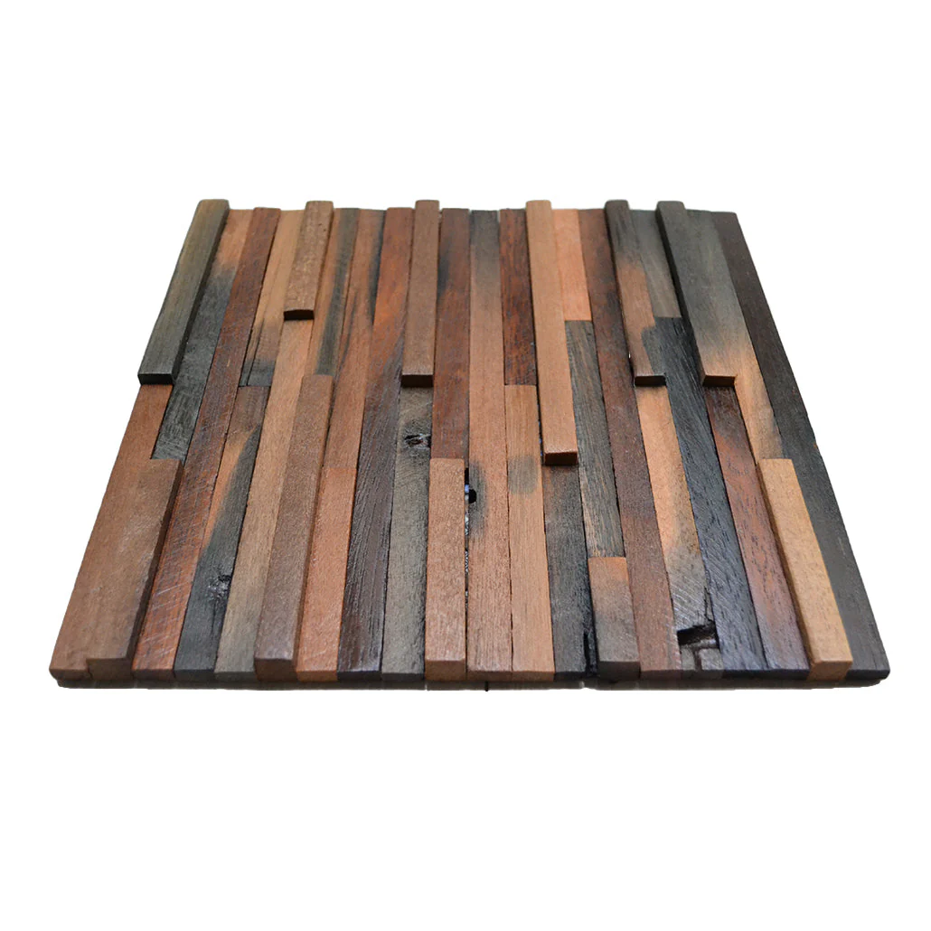 3D Houten Wandpaneel | Shipwood Compact | 30×30 cm | Wanddecoratie - Image 4