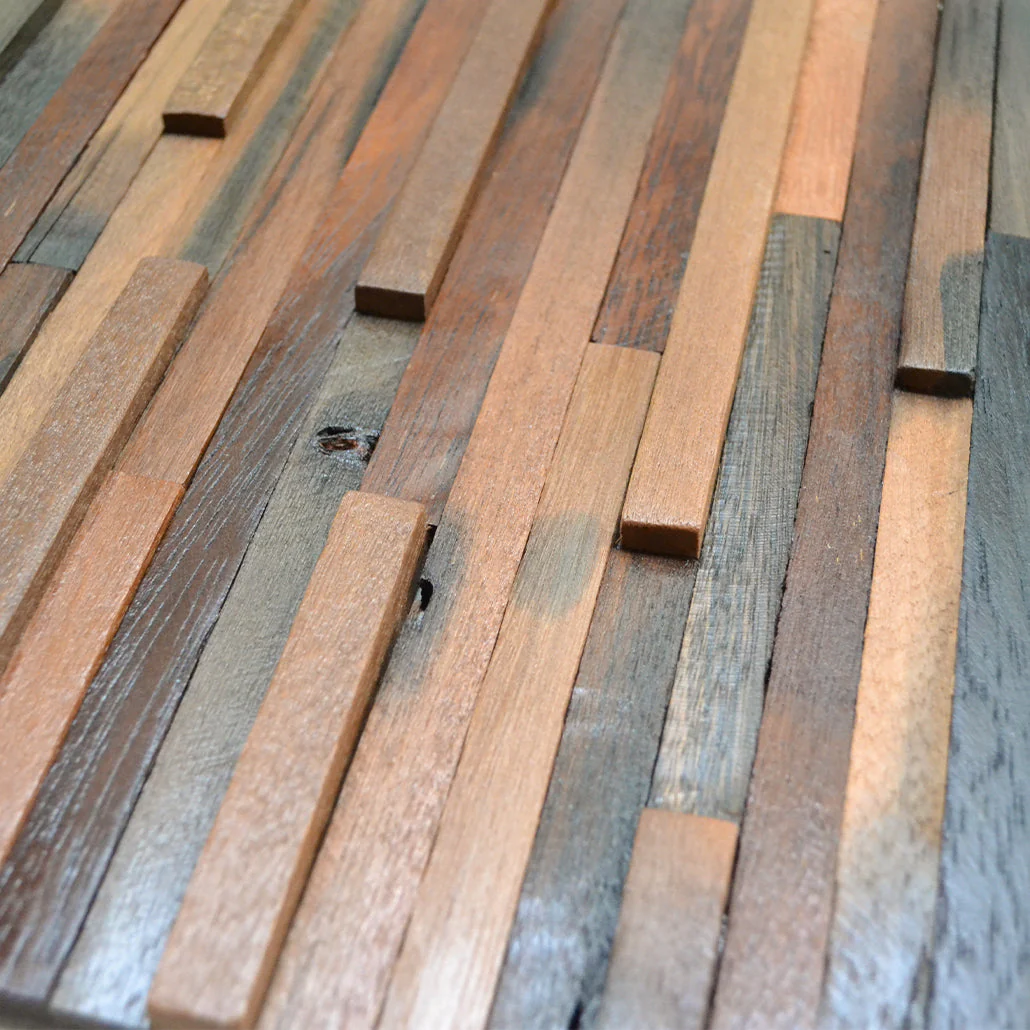 3D Houten Wandpaneel | Shipwood Compact | 30×30 cm | Wanddecoratie - Image 8