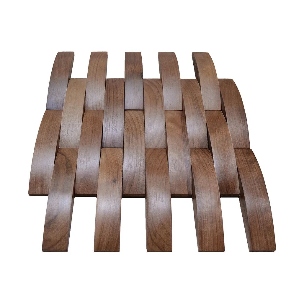 3D Houten Wandpaneel | Walnoot Deep Dusk | 30×30 cm | Wanddecoratie - Image 4