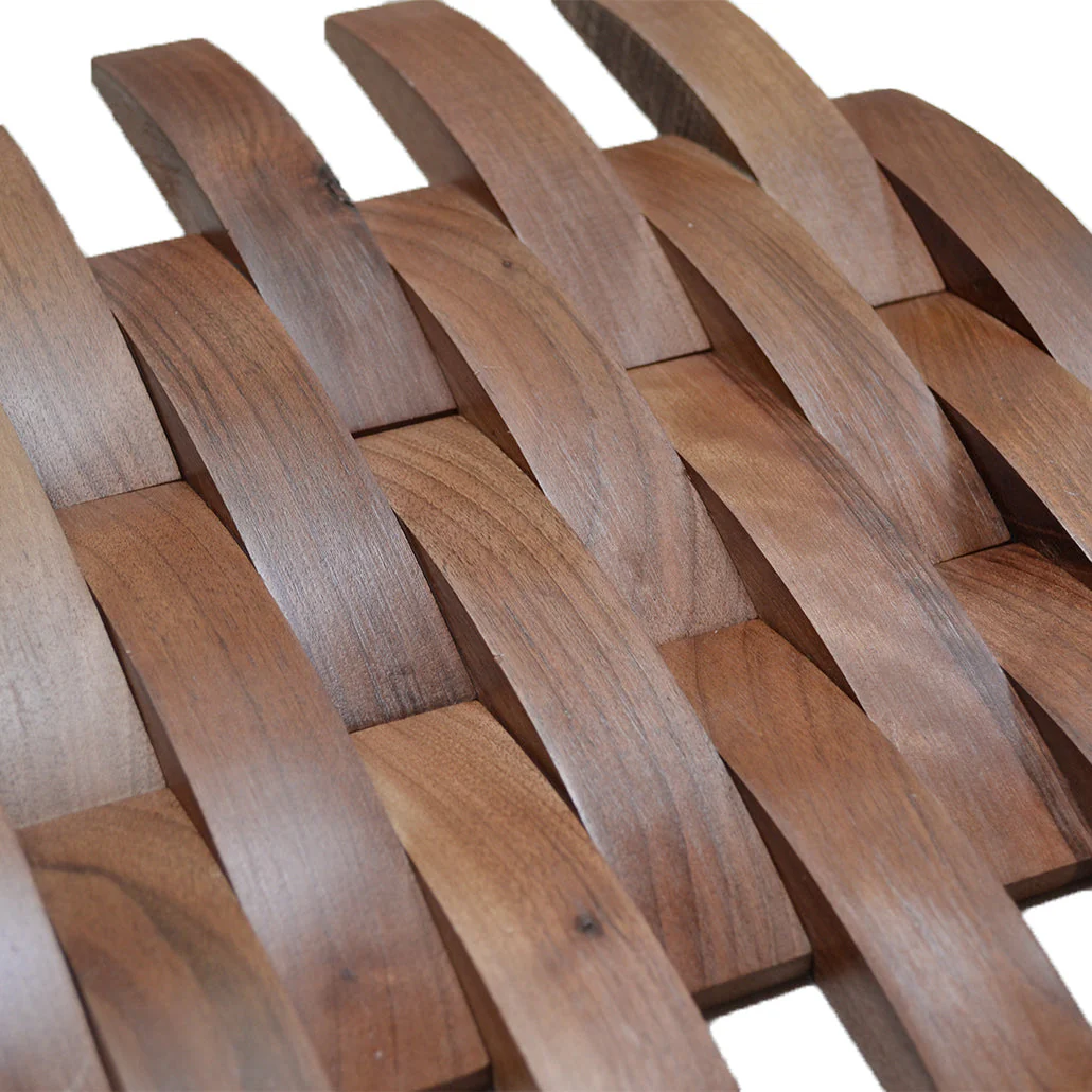 3D Houten Wandpaneel | Walnoot Deep Dusk | 30×30 cm | Wanddecoratie - Image 6
