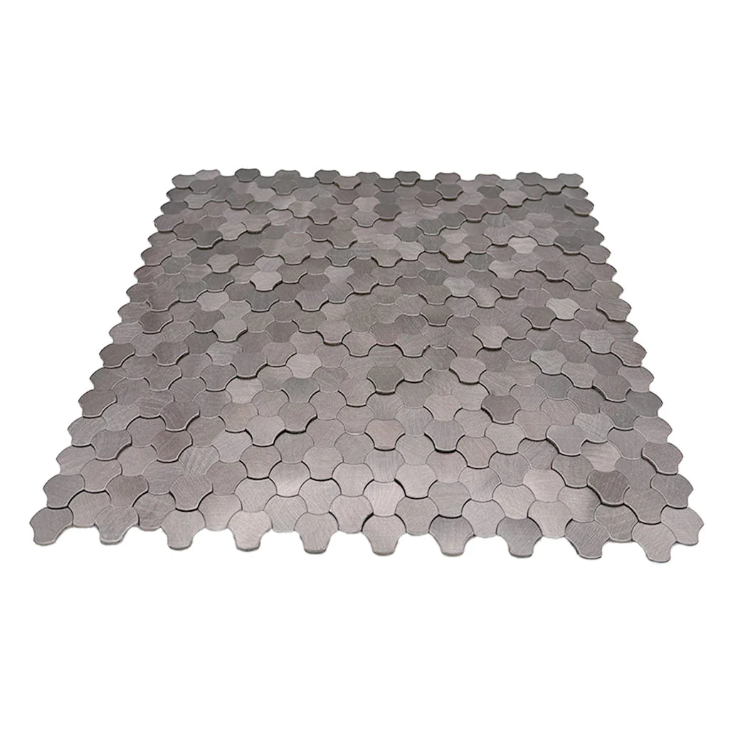Zelfklevende Mozaïektegels Metaal | Driepas 3D Antraciet | 30,5×29,6 cm | Keuken, Bad & WC - Image 4