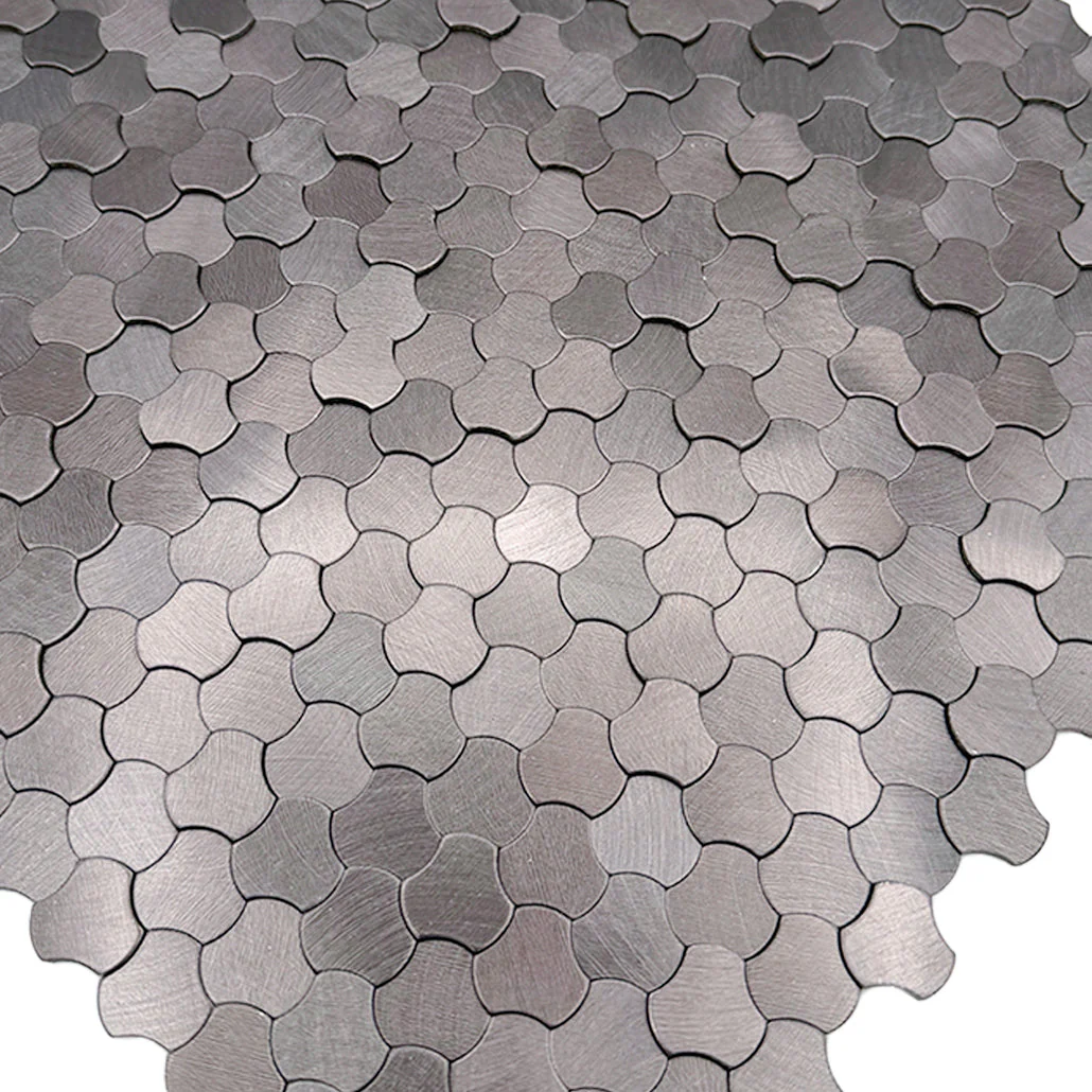 Zelfklevende Mozaïektegels Metaal | Driepas 3D Antraciet | 30,5×29,6 cm | Keuken, Bad & WC - Image 8