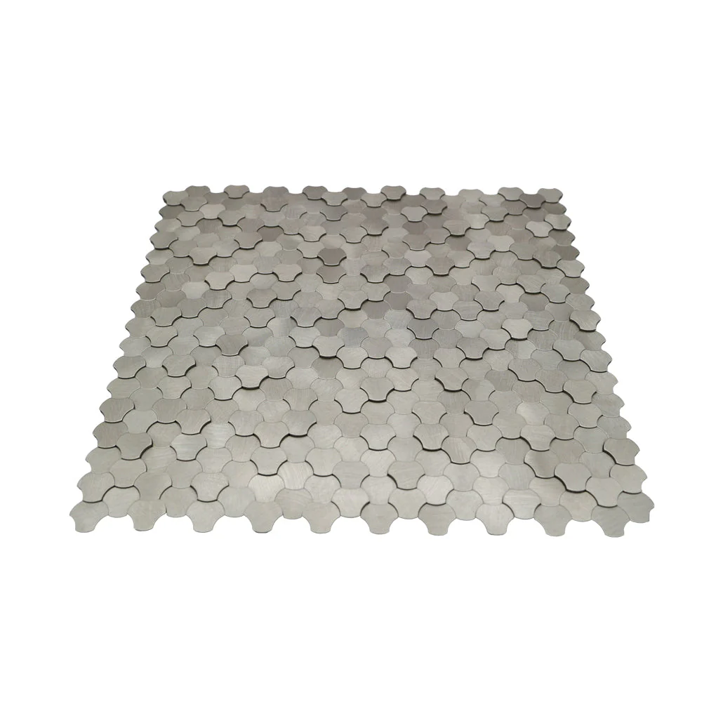 Zelfklevende Mozaïektegels Metaal | Driepas 3D Zilver | 30,5×29,6 cm | Keuken, Bad & WC - Image 4