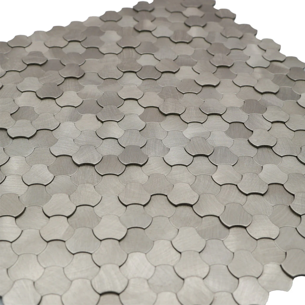 Zelfklevende Mozaïektegels Metaal | Driepas 3D Zilver | 30,5×29,6 cm | Keuken, Bad & WC - Image 8