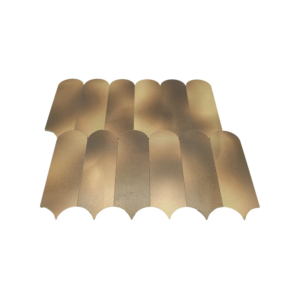 Zelfklevende Mozaïektegels Metaal | Arch Goud | 28,8×29,8 cm | Keuken, Bad & WC - Image 4