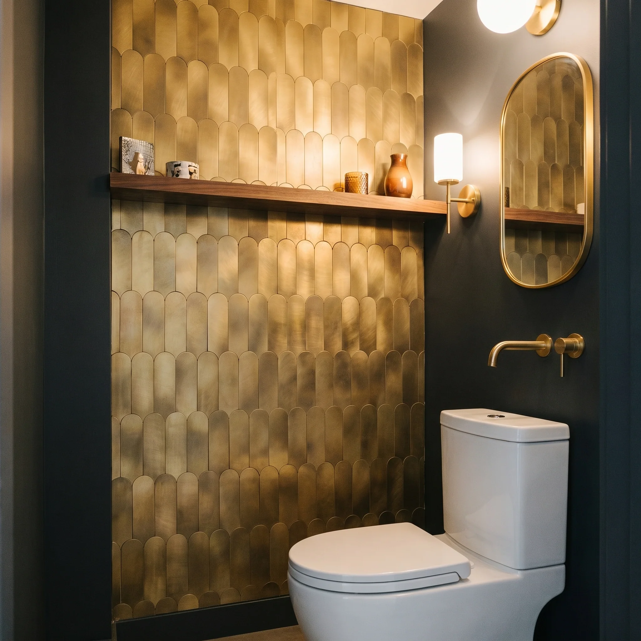 Zelfklevende Mozaïektegels Metaal | Arch Goud | 28,8×29,8 cm | Keuken, Bad & WC - Image 5