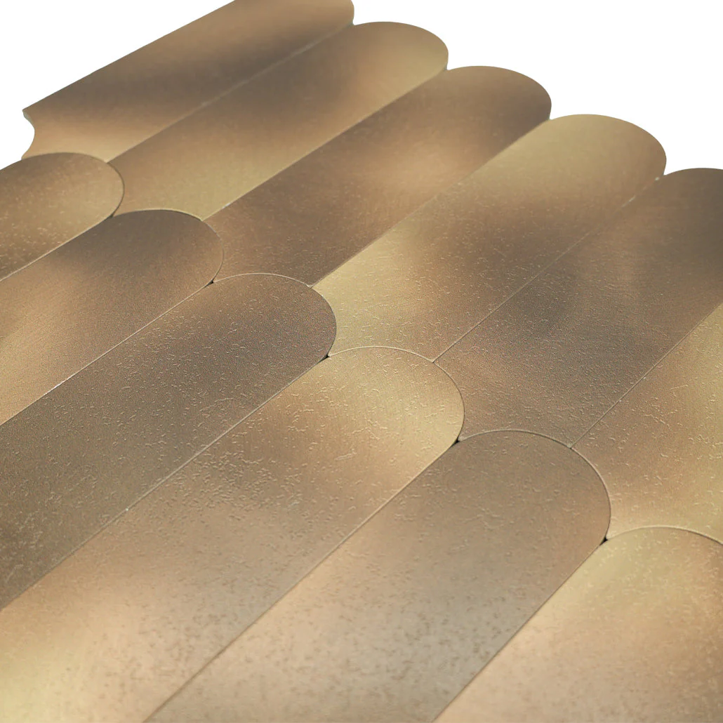 Zelfklevende Mozaïektegels Metaal | Arch Goud | 28,8×29,8 cm | Keuken, Bad & WC - Image 8