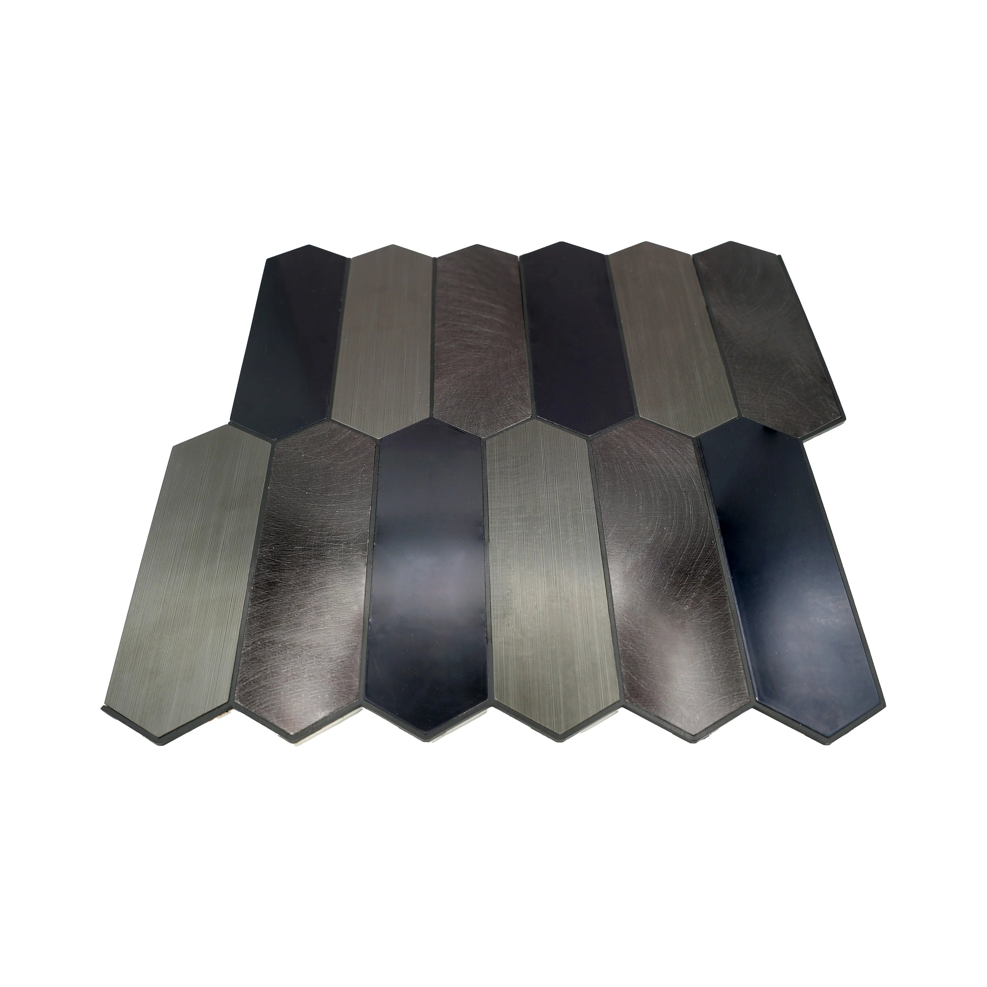 Zelfklevende Mozaïektegels Metaal | Picket Blauw | 28,2×27,3 cm | Keuken, Bad & WC - Image 4
