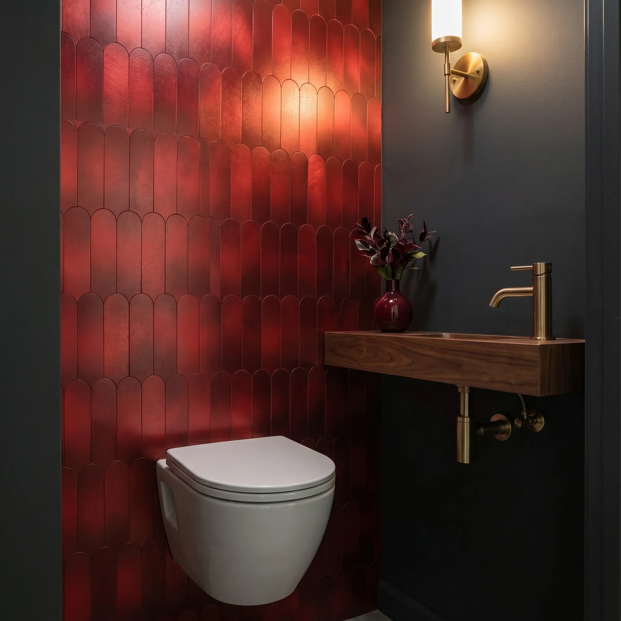 Zelfklevende Mozaïektegels Metaal | Arch Rood | 28,8×29,8 cm | Keuken, Bad & WC - Image 7