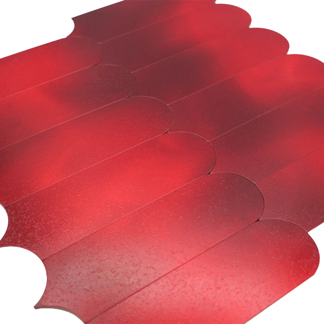 Zelfklevende Mozaïektegels Metaal | Arch Rood | 28,8×29,8 cm | Keuken, Bad & WC - Image 8