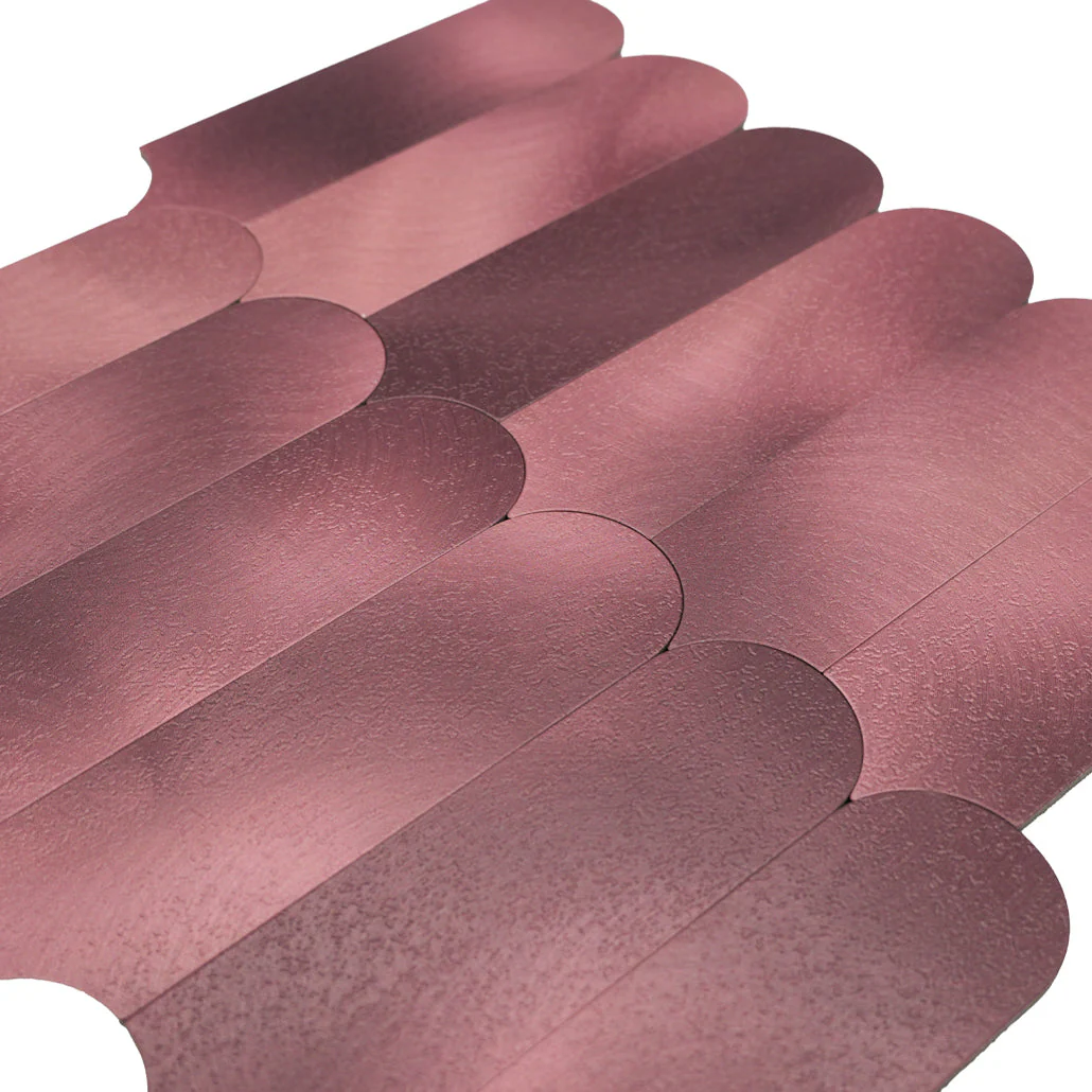 Zelfklevende Mozaïektegels Metaal | Arch Roze | 28,8×29,8 cm | Keuken, Bad & WC - Image 8