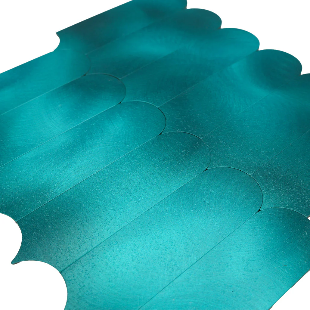 Zelfklevende Mozaïektegels Metaal | Arch Turquoise | 28,8×29,8 cm | Keuken, Bad & WC - Image 8