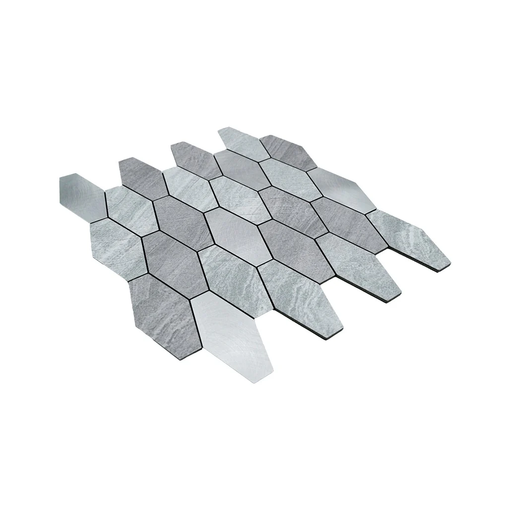 Zelfklevende Mozaïektegels Metaal | Picket Zilver | 30×30 cm | Keuken, Bad & WC - Image 6