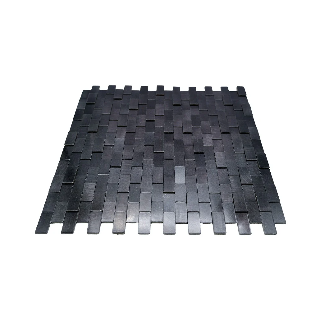 Zelfklevende Mozaïektegels Metaal | Steenstrip 3D Grafiet | 30×29,8 cm | Keuken, Bad & WC - Image 4