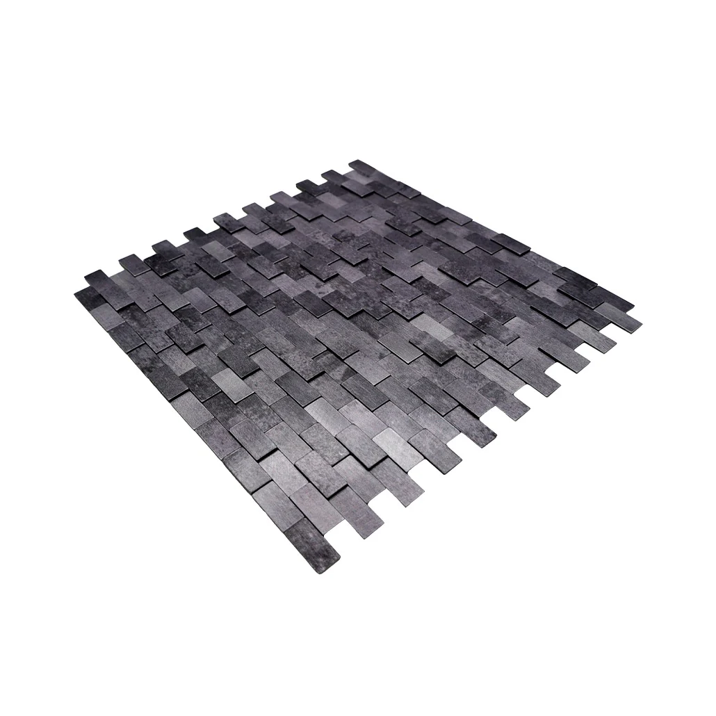 Zelfklevende Mozaïektegels Metaal | Steenstrip 3D Antraciet | 30×29,8 cm | Keuken, Bad & WC - Image 6