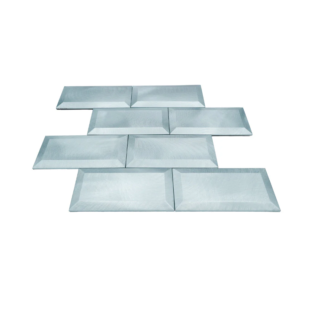 Zelfklevende Mozaïektegels Metaal | Subway 3D Blauw | 30,5×30,5 cm | Keuken, Bad & WC - Image 4