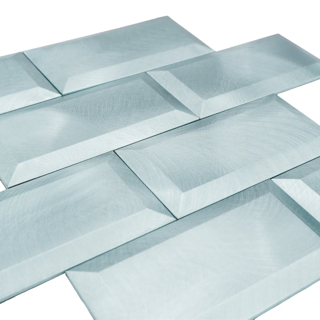Zelfklevende Mozaïektegels Metaal | Subway 3D Blauw | 30,5×30,5 cm | Keuken, Bad & WC - Image 8