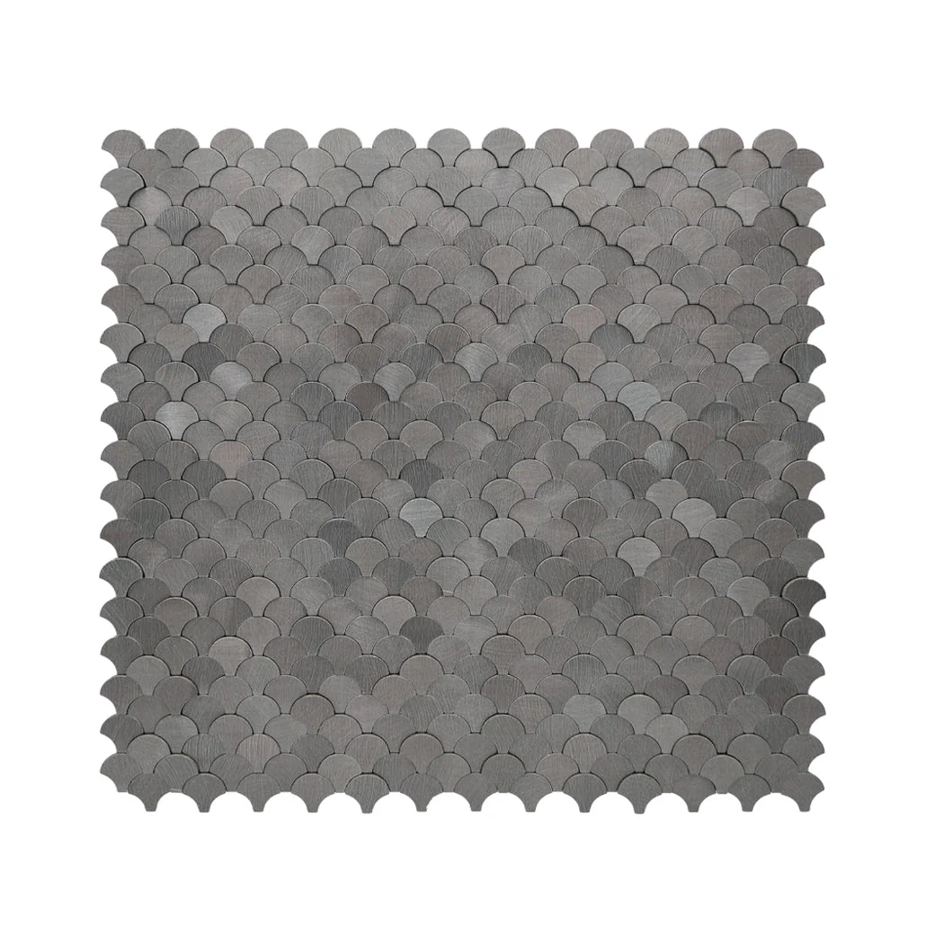 Zelfklevende Mozaïektegels Metaal | Visschub Antraciet | 28,8×29,8 cm | Keuken, Bad & WC - Image 2