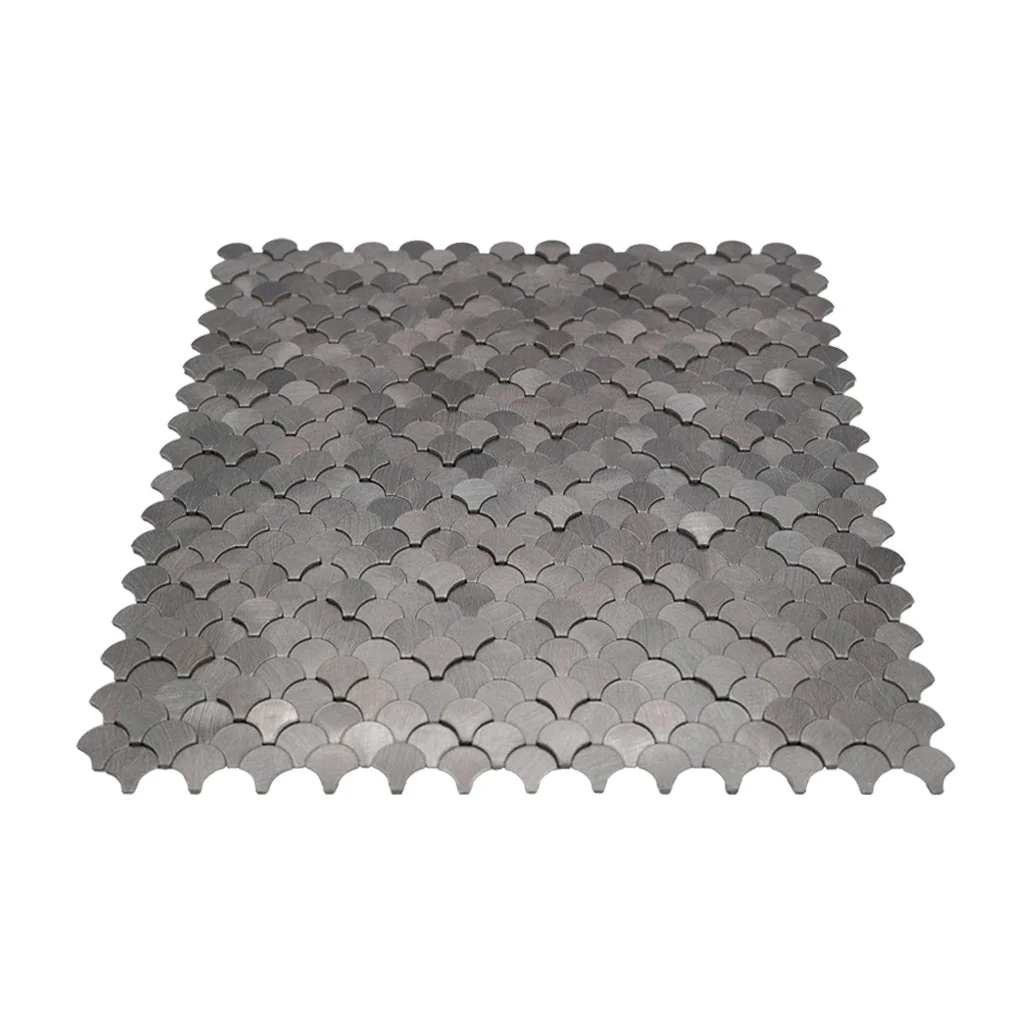 Zelfklevende Mozaïektegels Metaal | Visschub Antraciet | 28,8×29,8 cm | Keuken, Bad & WC - Image 4