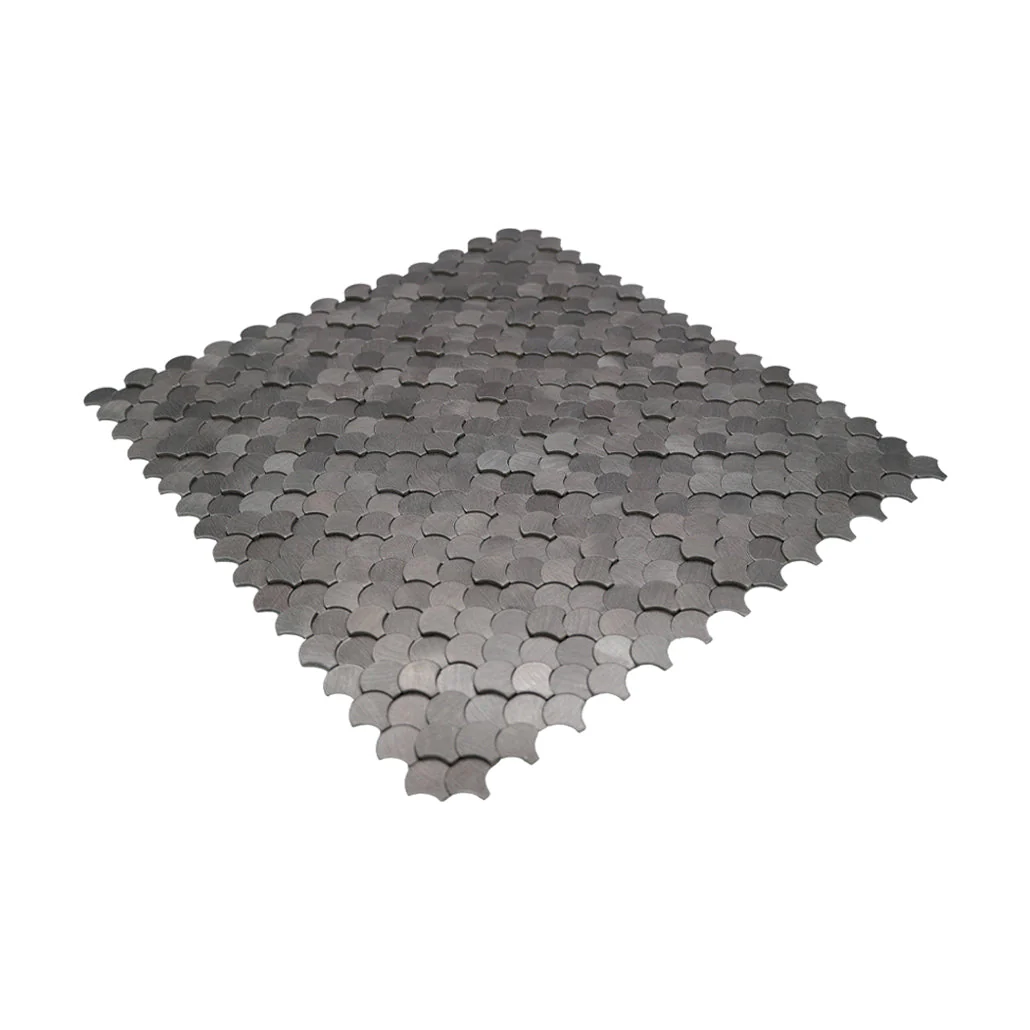 Zelfklevende Mozaïektegels Metaal | Visschub Antraciet | 28,8×29,8 cm | Keuken, Bad & WC - Image 6