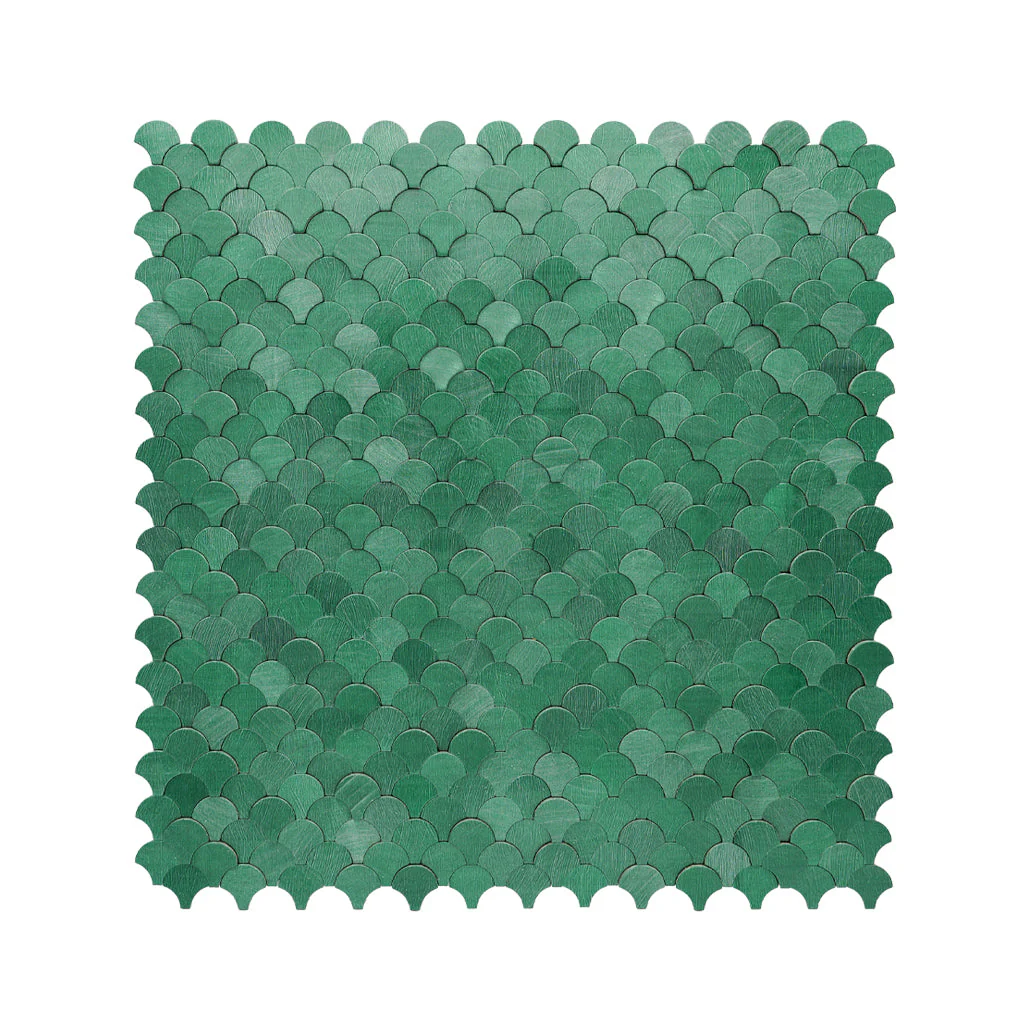 Zelfklevende Mozaïektegels Metaal | Visschub Donkergroen | 28,8×29,8 cm | Keuken, Bad & WC - Image 2