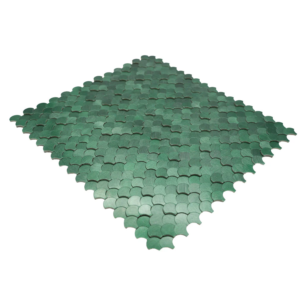 Zelfklevende Mozaïektegels Metaal | Visschub Donkergroen | 28,8×29,8 cm | Keuken, Bad & WC - Image 6