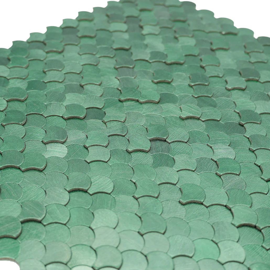 Zelfklevende Mozaïektegels Metaal | Visschub Donkergroen | 28,8×29,8 cm | Keuken, Bad & WC - Image 8