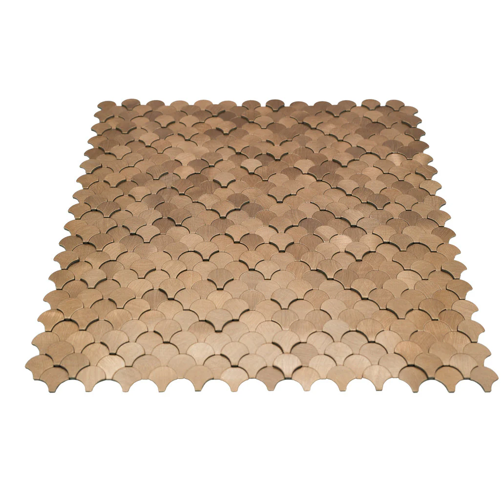 Zelfklevende Mozaïektegels Metaal | Visschub Koper | 28,8×29,8 cm | Keuken, Bad & WC - Image 4